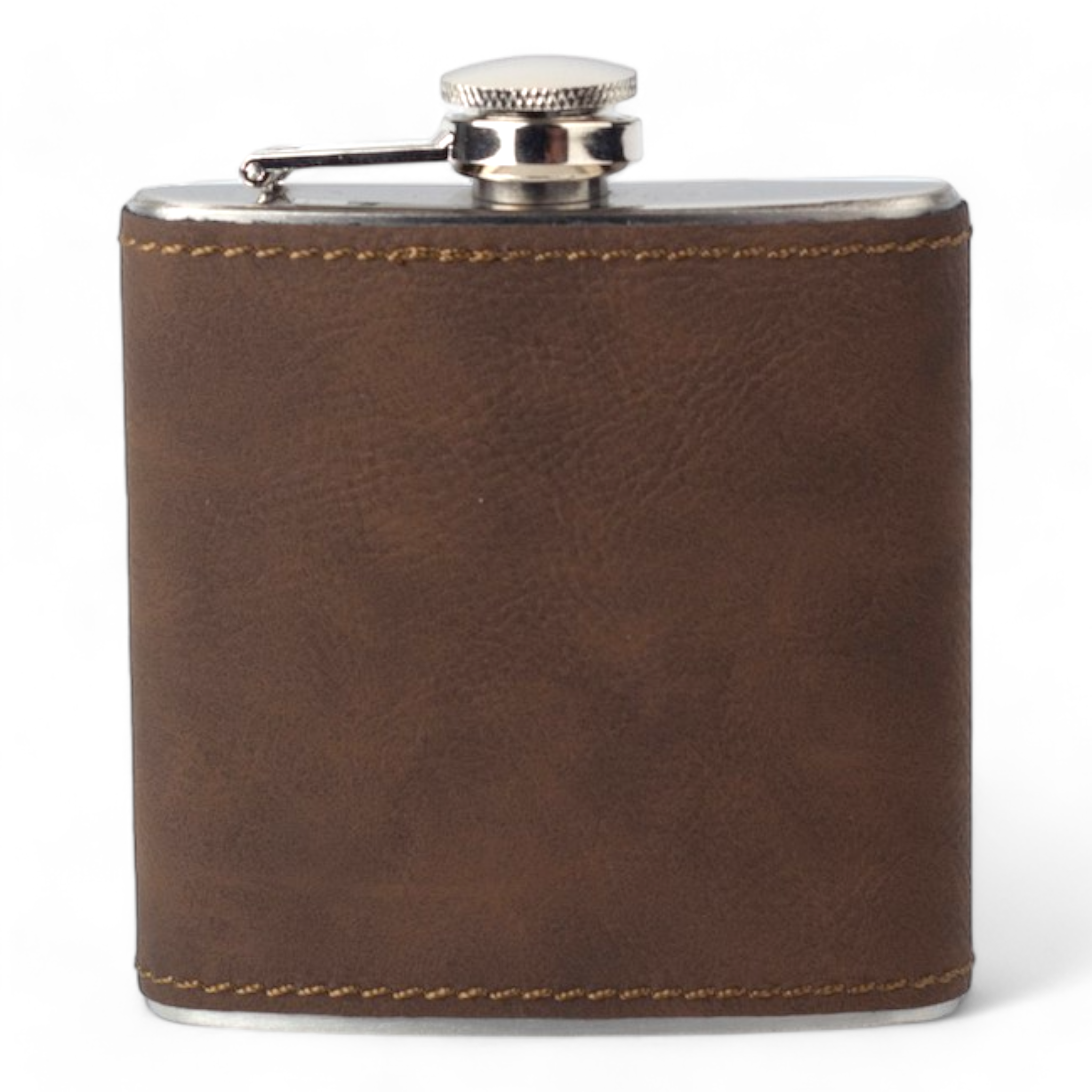 * Leather Hip Flask