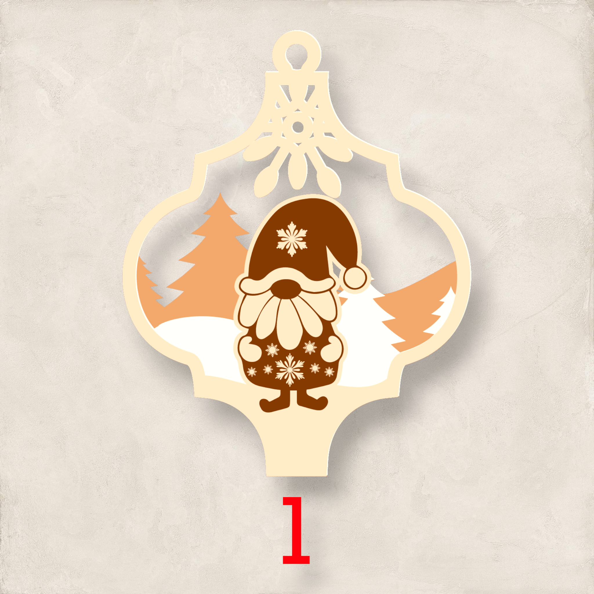 Gnome Christmas Ornament ALL 9!!