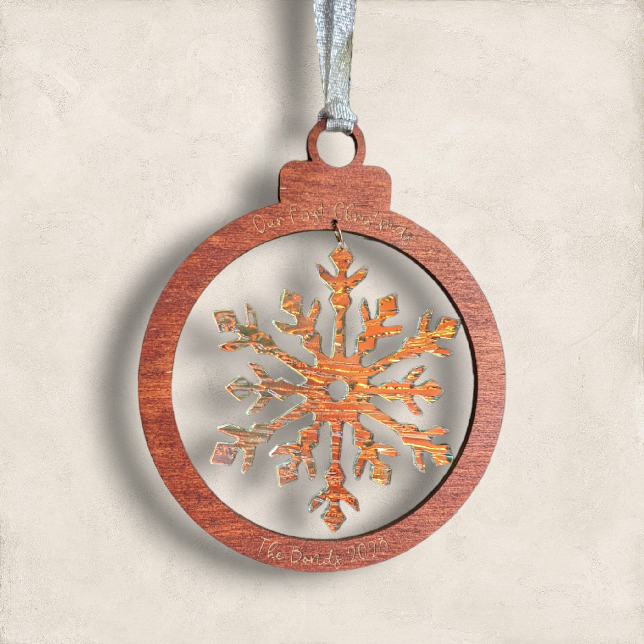 Floating Snowflake Ornament