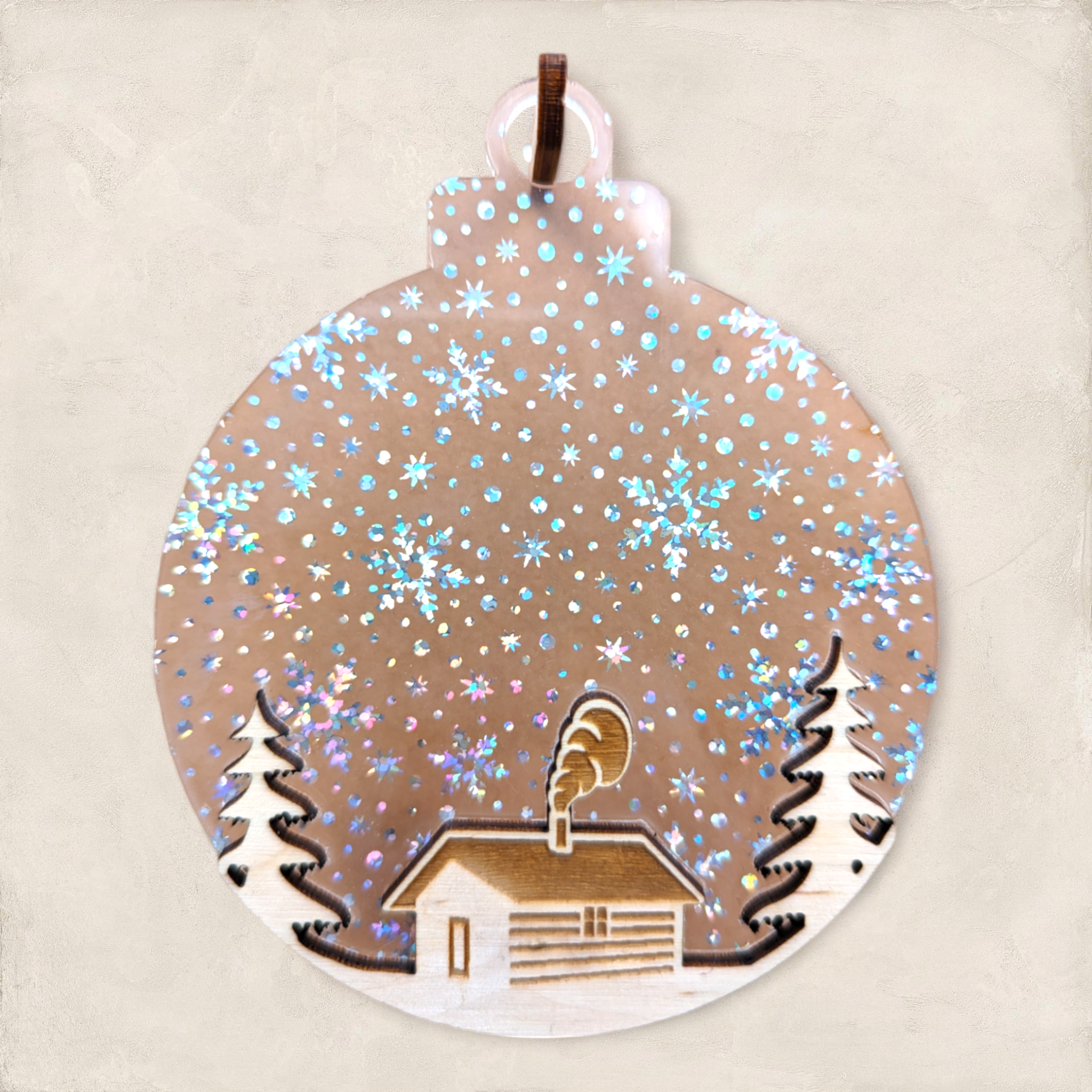 Winter Cabin Ornament