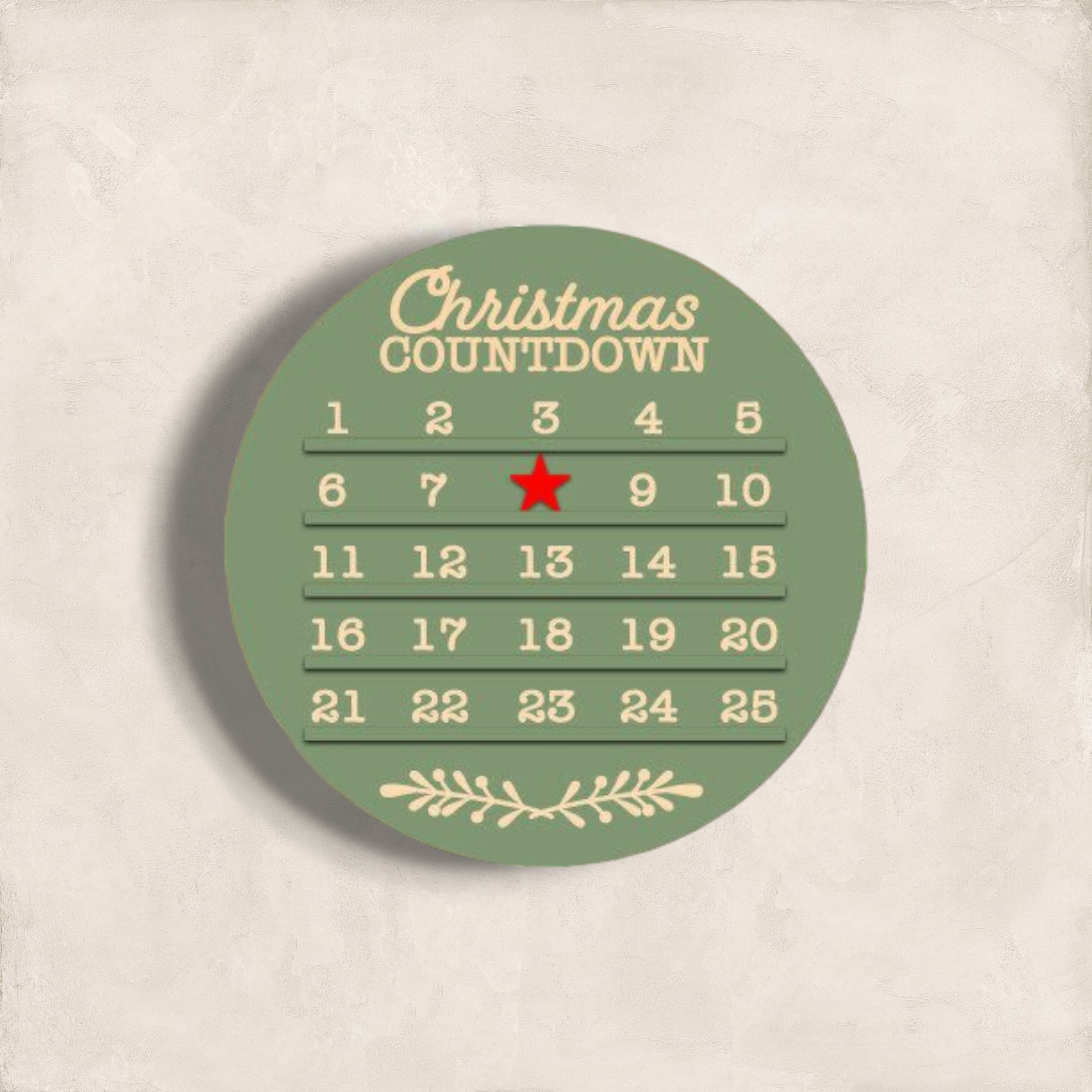 * Countdown To Christmas Calendar
